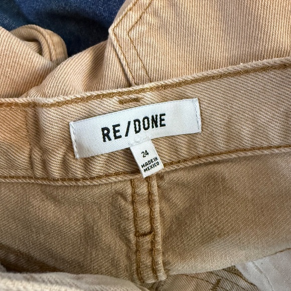 RE/DONE Original 70s Stove Pipe in Washed Khaki - Picture 6 of 9